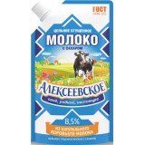 Молоко цельное сгущенное с сахаром Алексеевское. 270 гр.